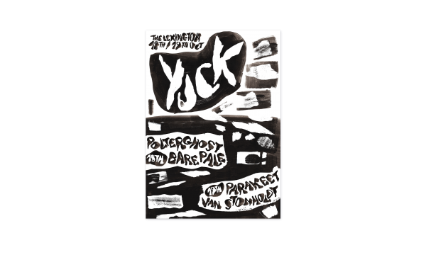 yuck playing the Lexington London gigposter