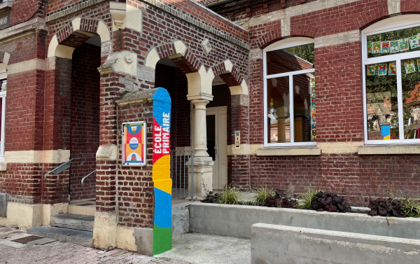 playgrounds: fresque signalétique sur le sport