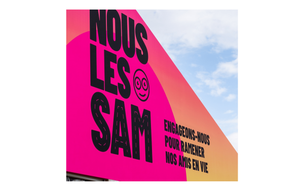 Photo d'ambiance du stand SAM lors de Solidays 2022