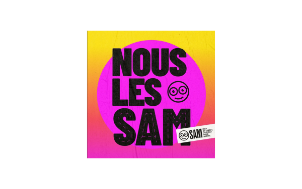 Key visuel de l'opération Nous les SAM pour Solidays 2022