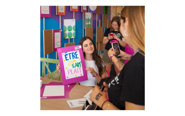 Photo d'ambiance du stand SAM lors de Solidays 2022