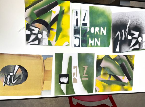 Workshop The Bootleg Brigade par Justine Figueiredo au Signe (Centre National du Design Graphique) à Chaumont en Haute-Marne en 2021.