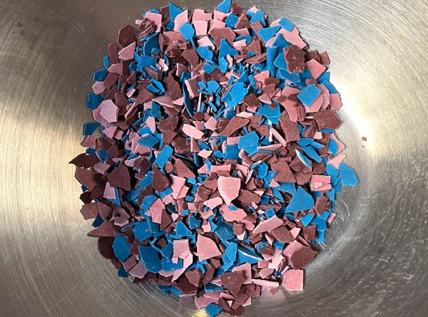 Photos de l'atelier terrazzo mené par Justine Figueiredo à la bibliothèque Louis Aragon d'Amiens dans le cadre du festival d'arts visuels IC.ON.IC